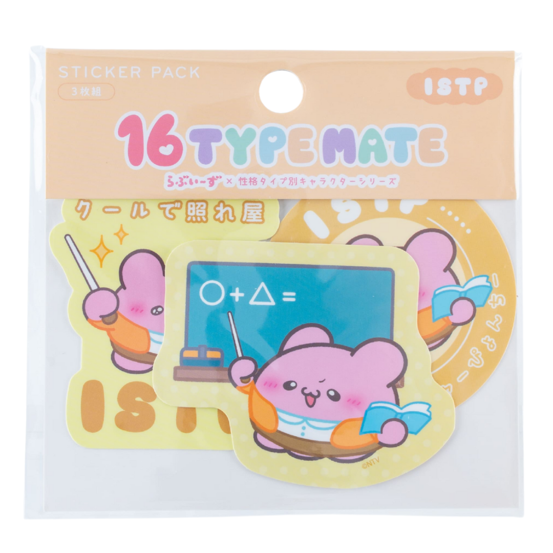 16TYPEMATE×らぶいーず ステッカーパック(3枚組)/ISTP