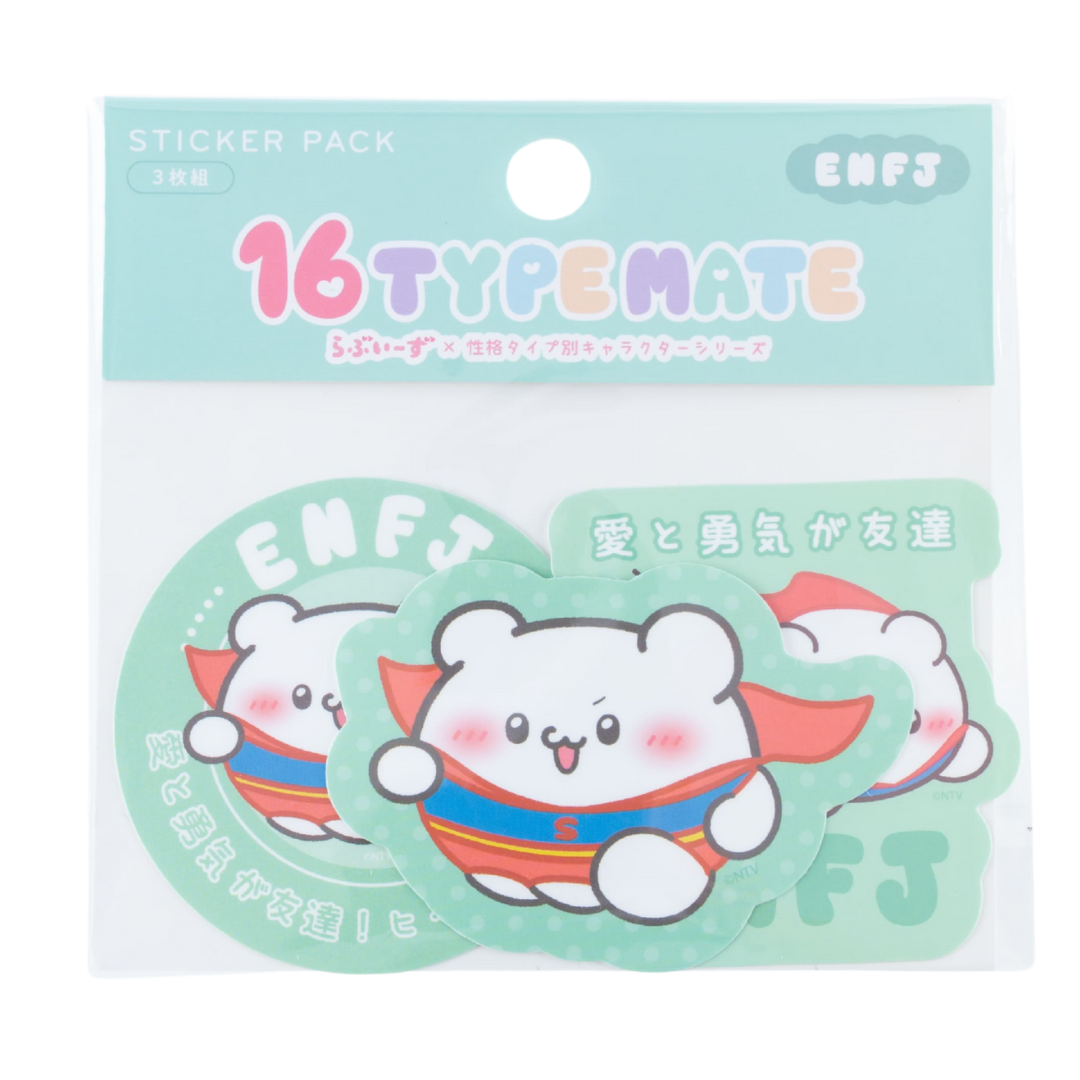 16TYPEMATE×らぶいーず ステッカーパック(3枚組)/ENFJ