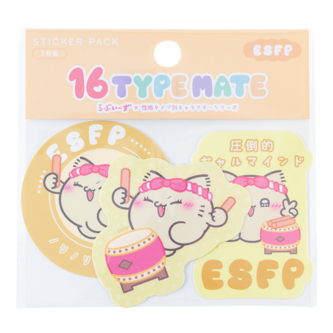 16TYPEMATE×らぶいーず ステッカーパック（3枚組）/ESFP