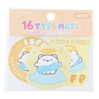 16TYPEMATE×らぶいーず ステッカーパック（3枚組）/ISFP