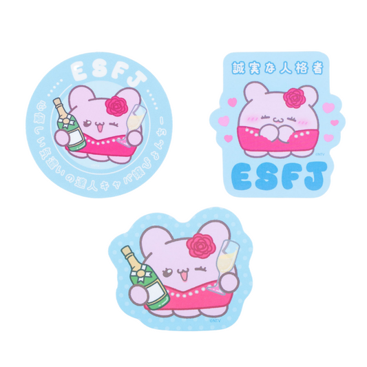16TYPEMATE×らぶいーず ステッカーパック（3枚組）/ESFJ